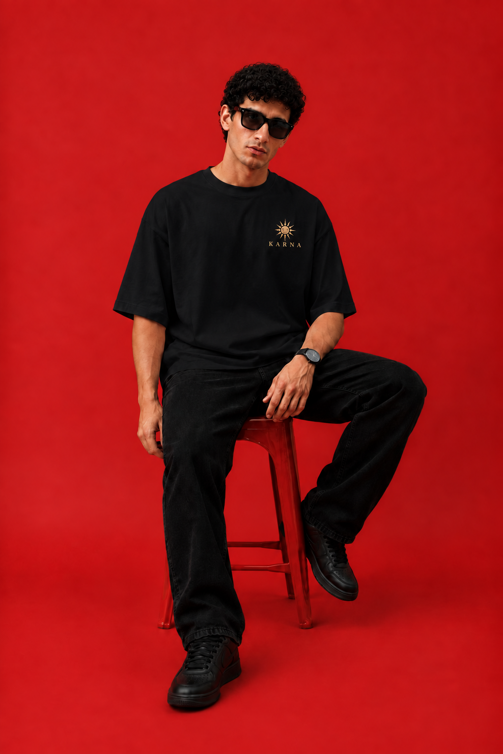 ELZO KARNA SURYAPUTRA OVERSIZED T-SHIRT | ROYAL MAROON